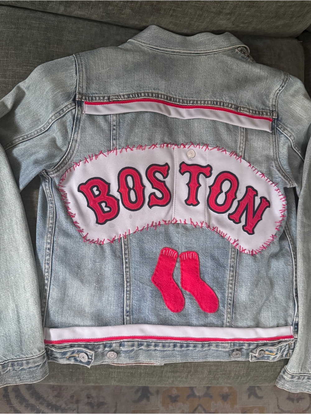 Women’s Boston Red Sox Denim Jacket